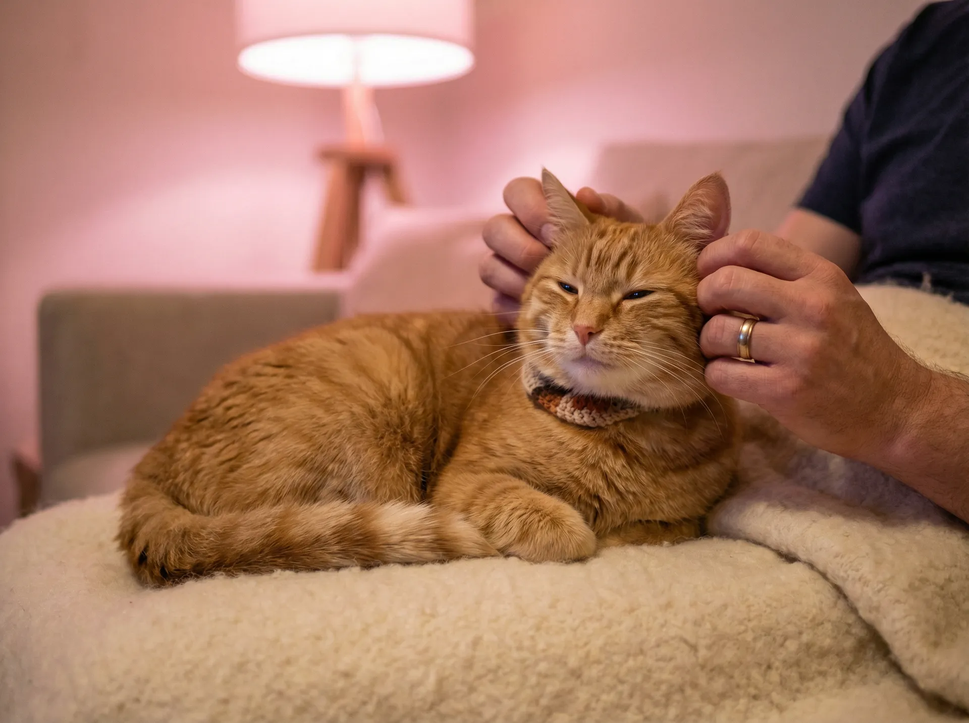 猫咪被温柔抚摸的幸福时刻 - 陈冠希事件照片