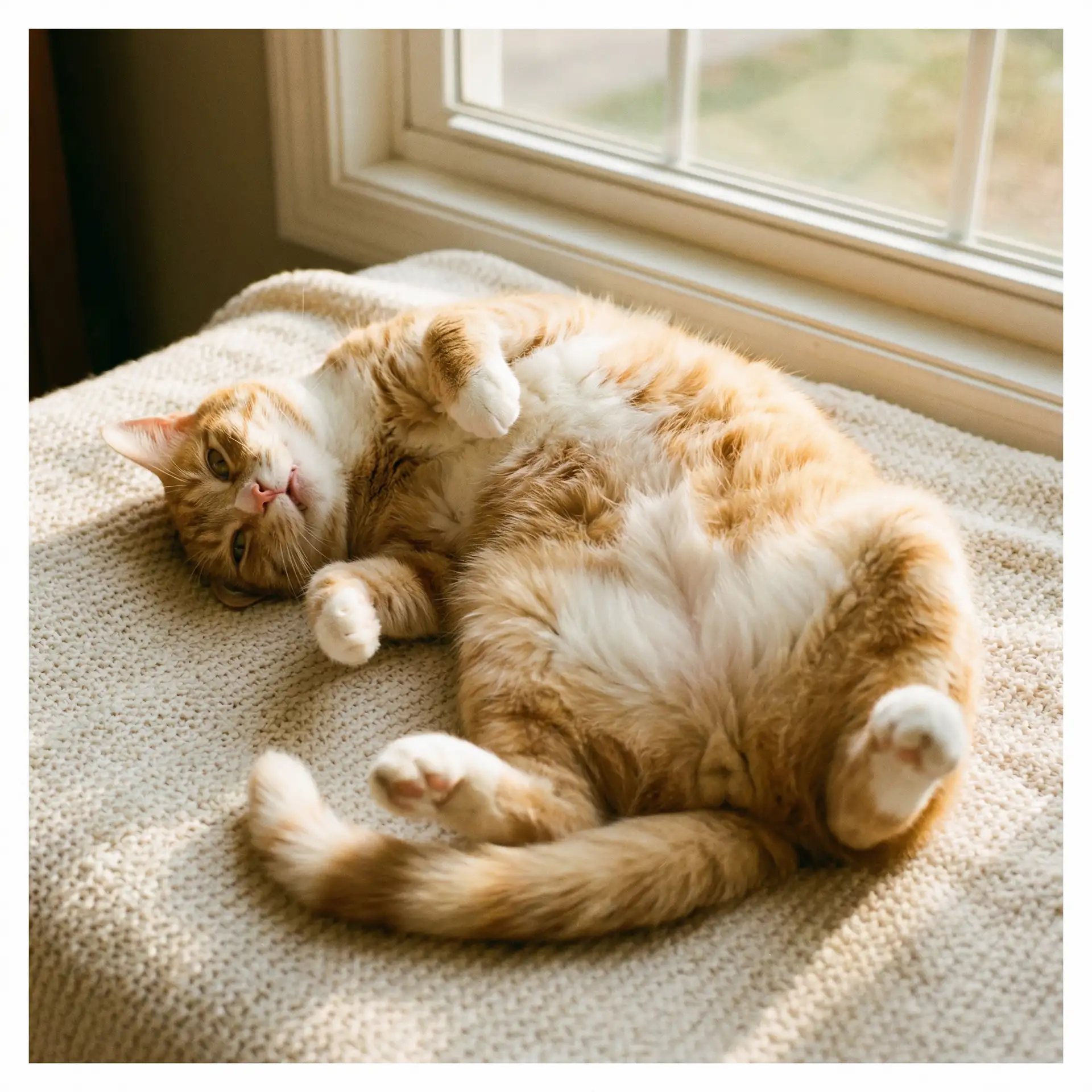 猫咪仰躺露出肚皮 - 陈冠希事件照片